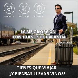 MALETA DE VINOS AVIÓN